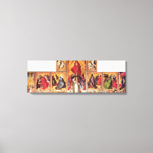 Rogier van der Weyden - Altar des letzten Urteils Leinwanddruck