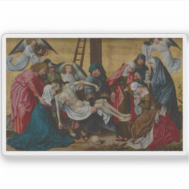 Rogier van der Weyden: Die Deposition Aufkleber