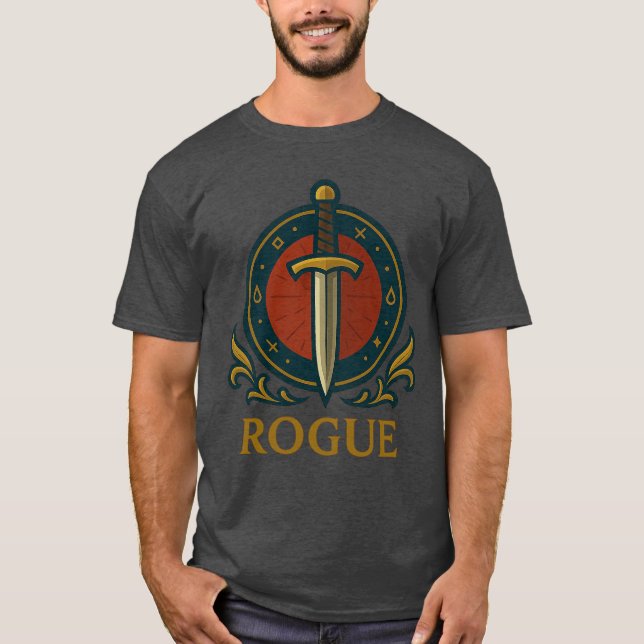 Rogue — Agilidade e Astúcia nas Sombras T-Shirt (Vorderseite)