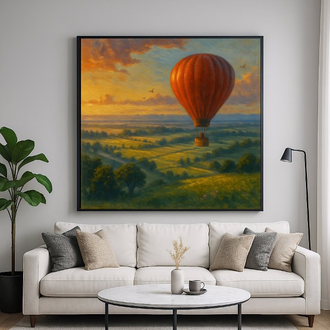 Rogue Balloon Ride - Painterly Illustration Style Poster (Von Creator hochgeladen)