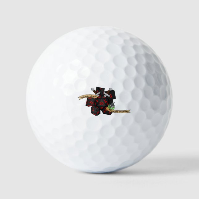 Rogue Dice Design Golfball (Vorderseite)