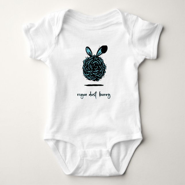 Rogue Dust Bunny Baby Strampler (Vorderseite)