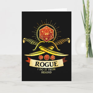 Rogue Fantasy Gamer Rpg Cl Karte