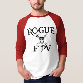 Rogue FPV Mens Old School 3/4 Sleeve T Shirt