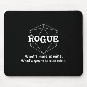 Rogue Lustiger Charakter Witz Rollenspiele Rpg G Mousepad