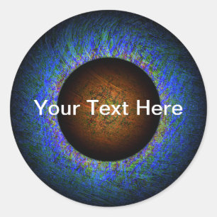 Rogue Planet - individuell anpassbar Runder Aufkleber