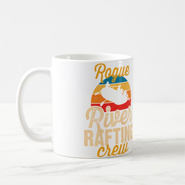 Rogue River Flossmannschaft Whitewater Rafting auf Kaffeetasse (Links)