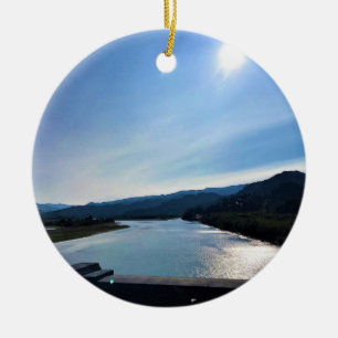 Rogue River, OR Keramik Ornament