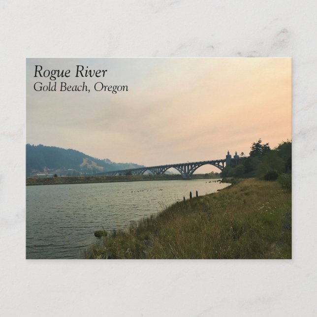 Rogue River, OR Postkarte (Vorderseite)