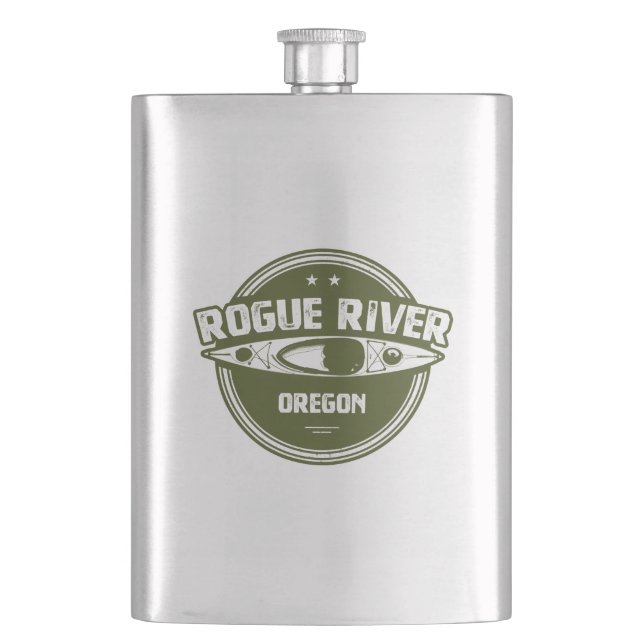 Rogue River, Oregon Flachmann (Vorderseite)