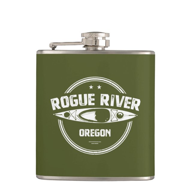 Rogue River, Oregon Flachmann (Vorderseite)