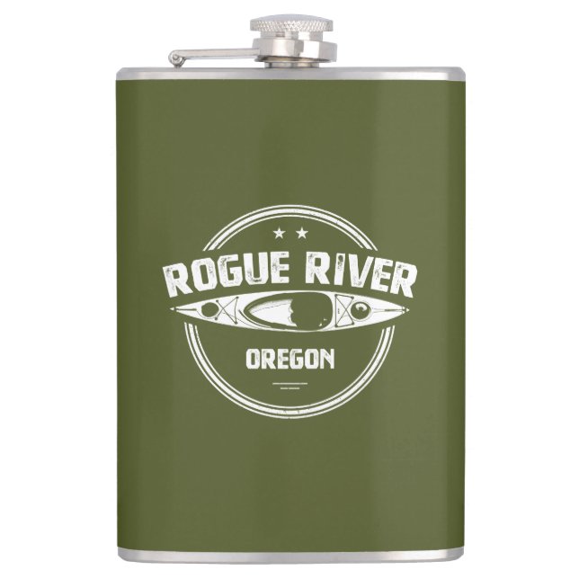 Rogue River, Oregon Flachmann (Vorderseite)