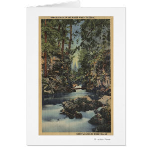 Rogue River, Oregon - Obere Schlucht Blick auf den