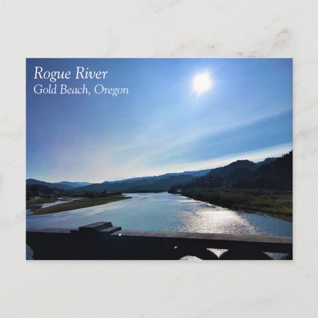 Rogue River, Oregon Postkarte (Vorderseite)