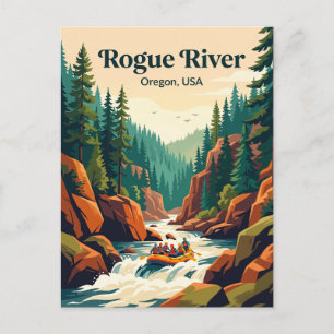 Rogue River, Oregon, USA Postkarte