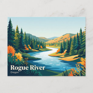 Rogue River USA Postkarte