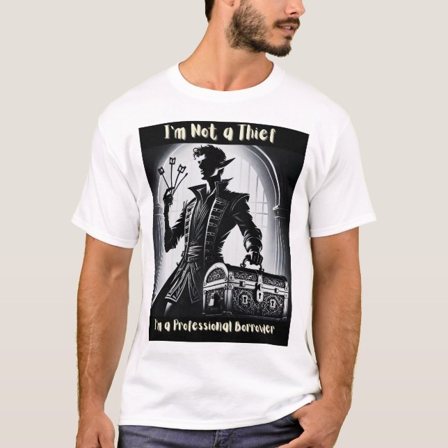 Rogue Thief DnD T-Shirt (Vorderseite)