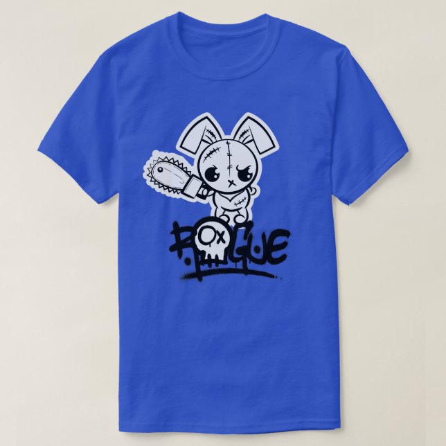 Rogue Voo Bunny Niedlich Monster T-Shirt (Design vorne)