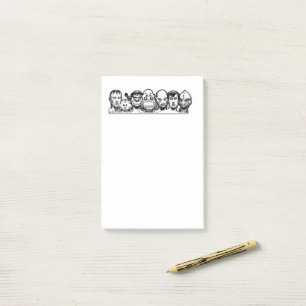 Rogue's Gallery Post-it Klebezettel