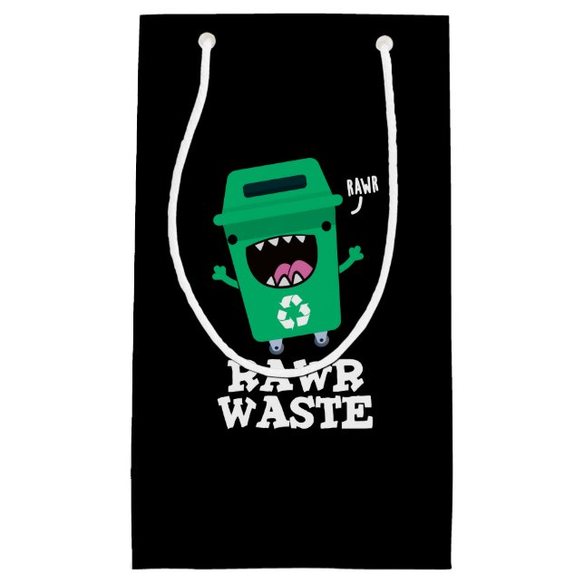 Rohabfall Funny Garbage Müll Pun Dark BG Kleine Geschenktüte (Vorderseite)