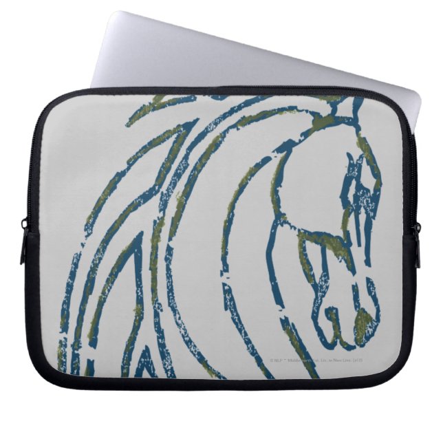 Rohan Kings Hall Banner Laptopschutzhülle (Vorderseite)