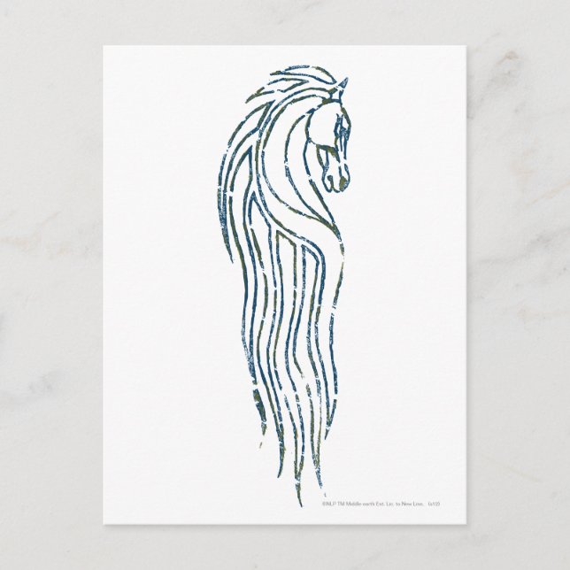 Rohan Kings Hall Banner Postkarte (Vorderseite)