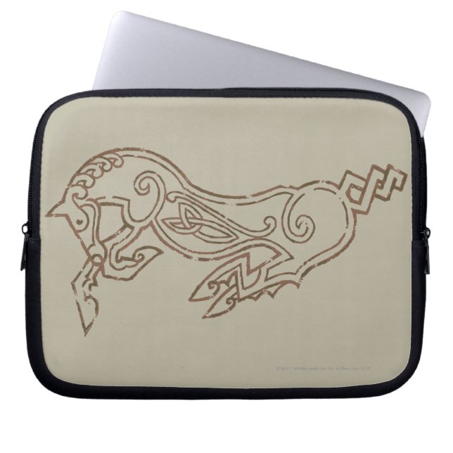 Rohan Symbol Laptopschutzhülle (Vorderseite)