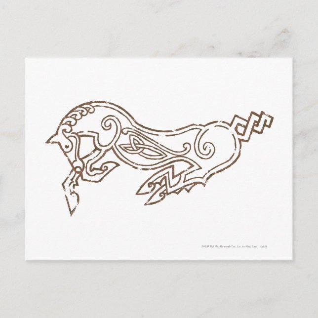 Rohan Symbol Postkarte (Vorderseite)