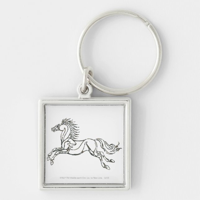 Rohan Symbol Schlüsselanhänger (Vorne)