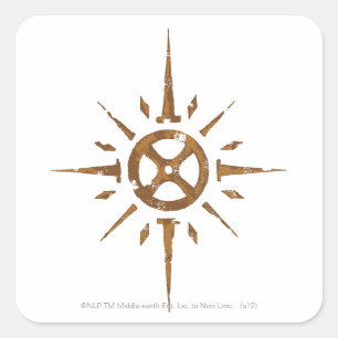 Rohan Wappen Quadratischer Aufkleber