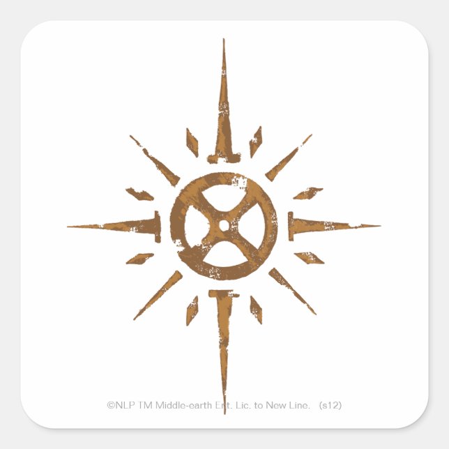 Rohan Wappen Quadratischer Aufkleber (Vorderseite)