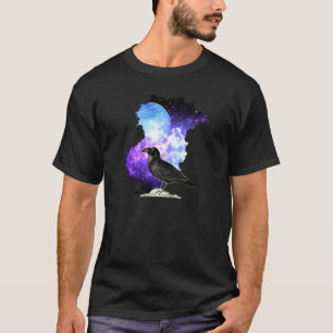 Rohe und Nachtmond-Ornithologie T-Shirt