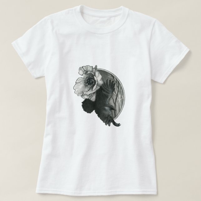 Rohe und Wälder T-Shirt (Design vorne)