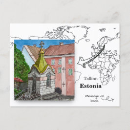 Roheline Turg Kapelle, Tallinn Estland Postkarte