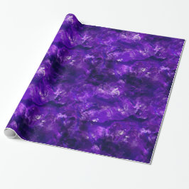 Roher Amethyst Geschenkpapier