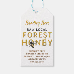 Roher Herbst oder Forest Honey Little Bee & Honey Geschenkanhänger