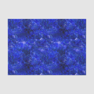 Roher Saphir Seidenpapier