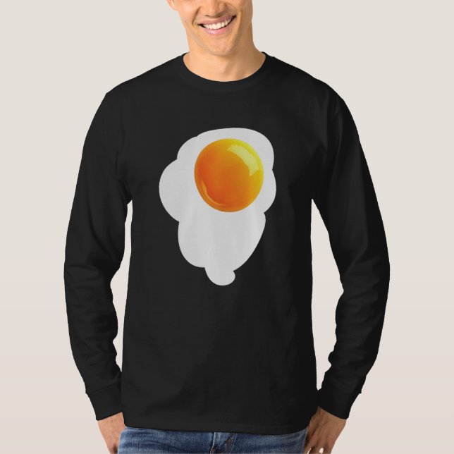 Rohes Ei Aufgeschlagenes Hühnerei Eiweiß Eigelb Se T-Shirt (Vorderseite)