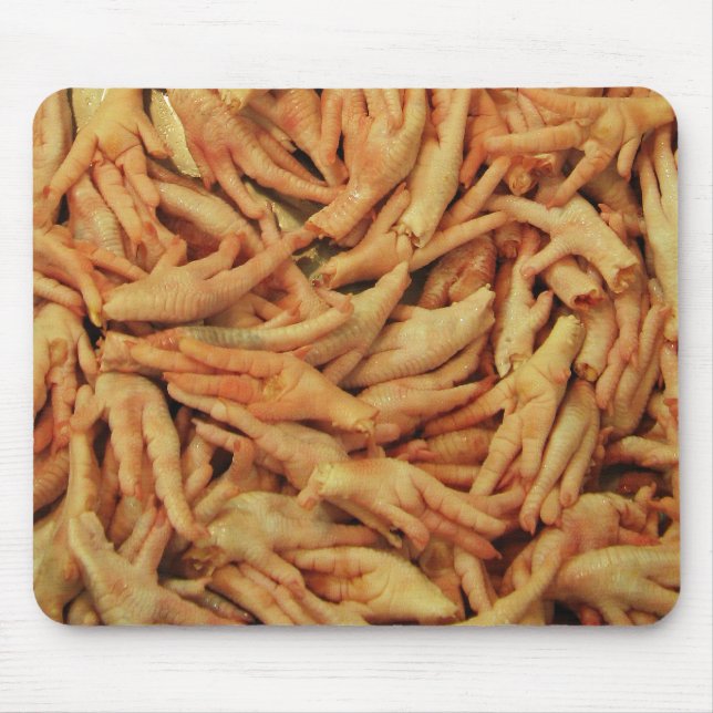 Rohes Hühnerfutter Mousepad (Vorne)