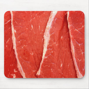 Rohes Rindfleisch-Steak-Fleisch Mousepad/Mousemat Mousepad