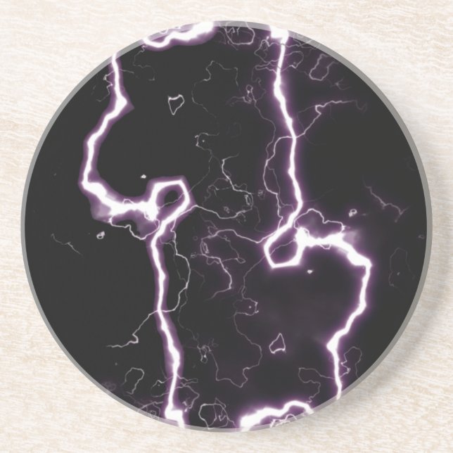 Rohes ungezähmtes Strom Getränkeuntersetzer (Vorne)