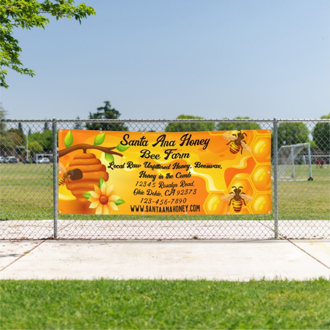 Rohhonig für den Verkauf in landwirtschaftlichen B Banner (InSitu)