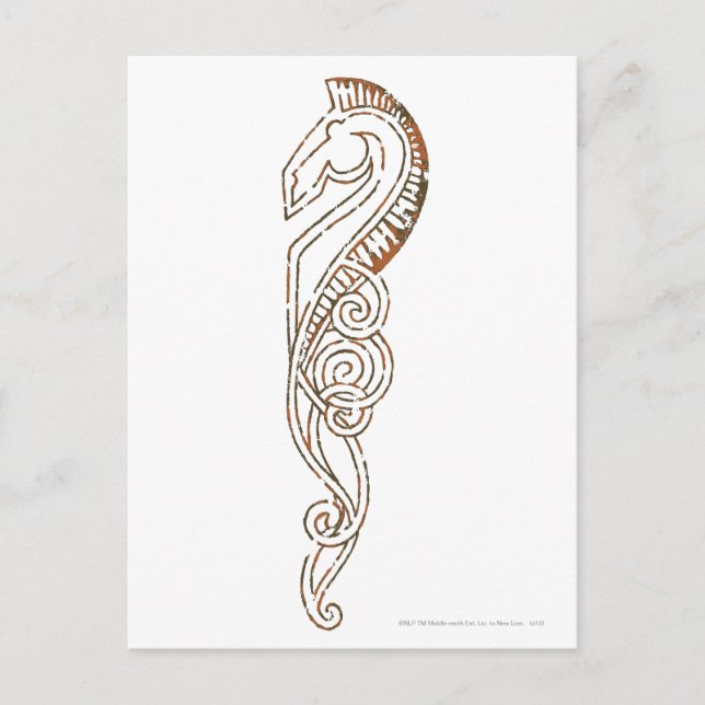 Rohirrim-Flag Postkarte (Vorderseite)