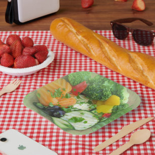 Rohkost Pappteller