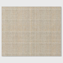 Rohleinwandbindung Haferflocken Japandi Minimalist Geschenkpapier