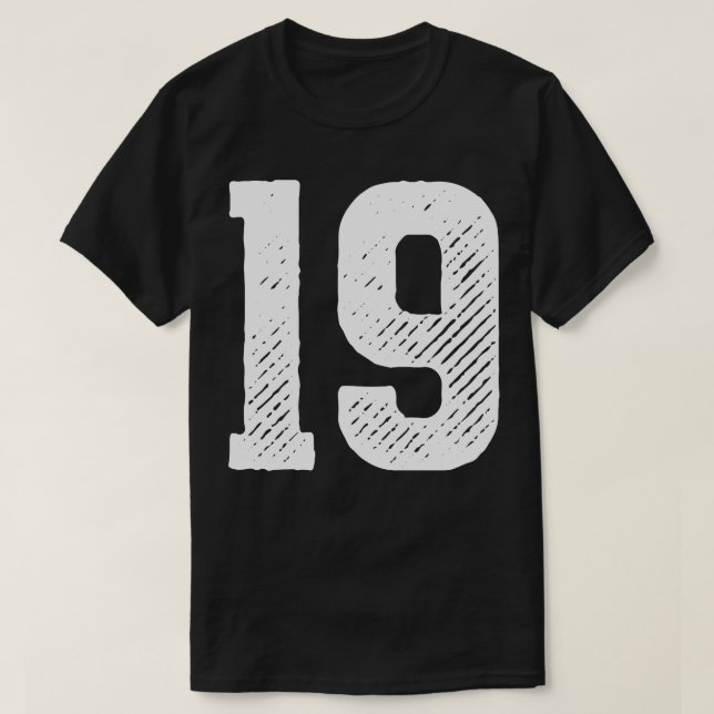 Rohnummer 19 1 T-Shirt (Design vorne)