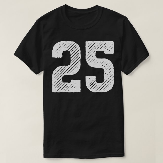 Rohnummer 25 1 T-Shirt (Design vorne)