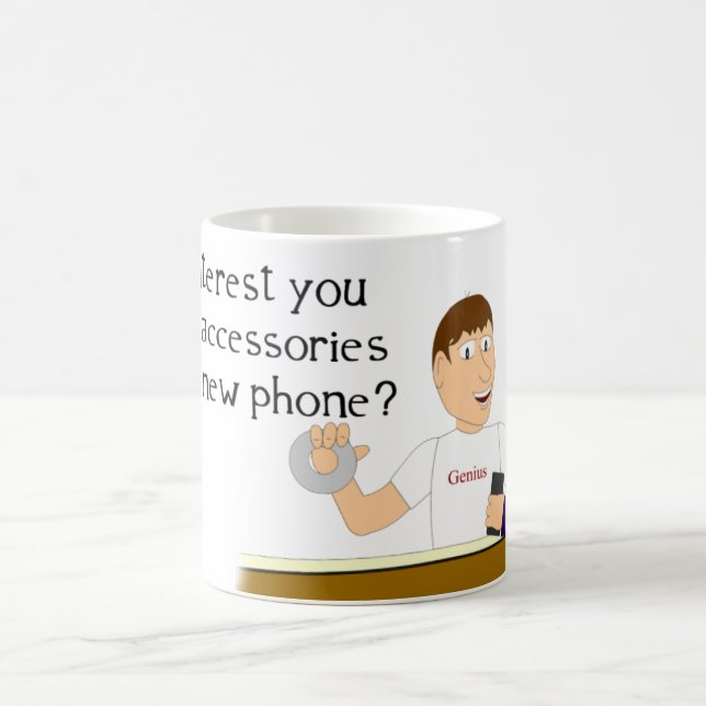 Rohr-Band-Telefon-Tasse Kaffeetasse (Mittel)