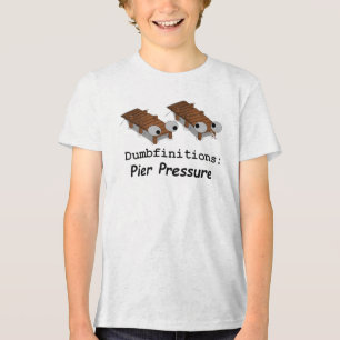 Rohr- oder Peerdruck Tri-Blend Shirt
