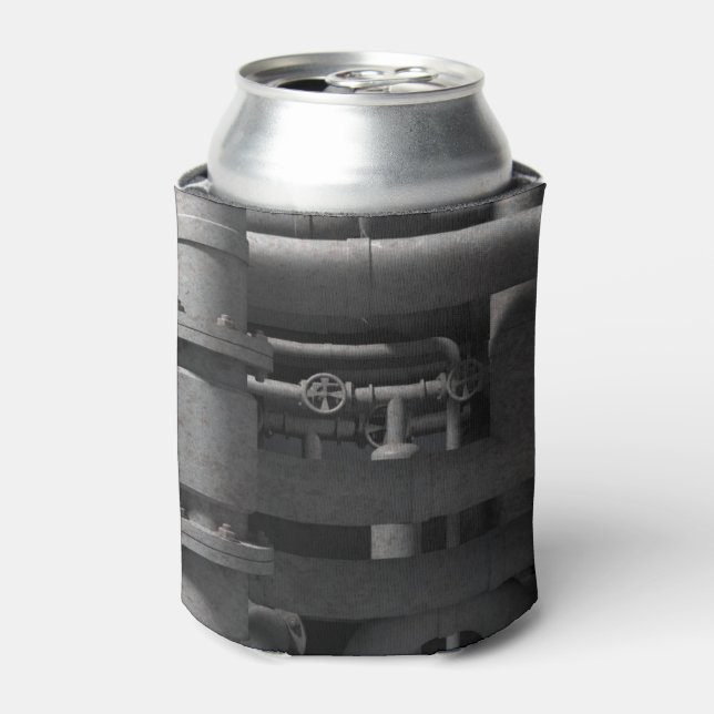 Rohre und Ventile, industriell Dosenkühler (Kanne Vorderseite)